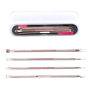 Comedone Extractor Tool Kit Rose Gold